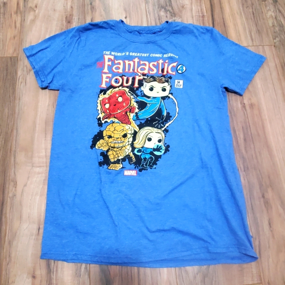 MARVEL POP! FANTASTIC FOUR TEE0 SZ M